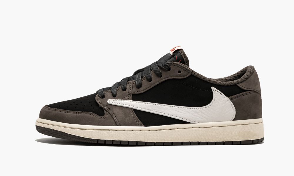 Купить AIR JORDAN 1 RETRO LOW TRAVIS SCOTT BLACK PHANTOM - 100