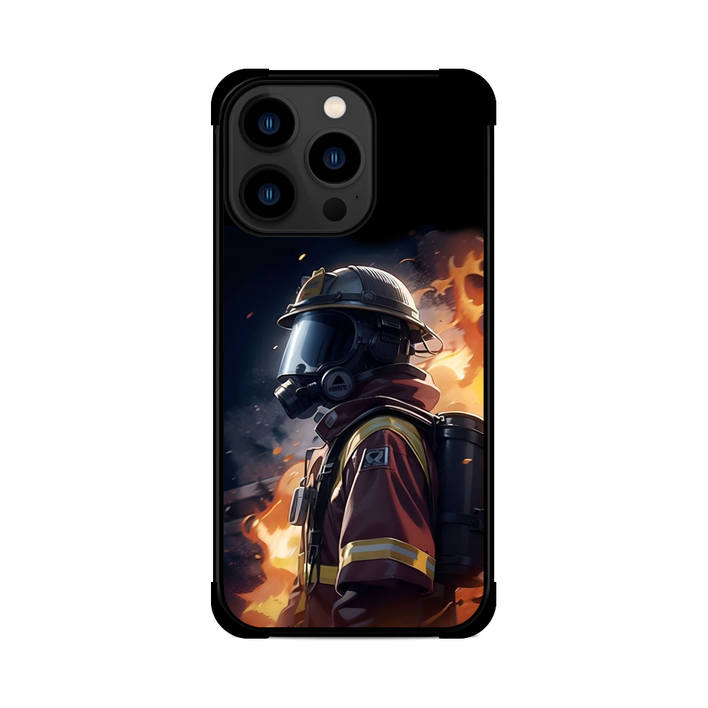 Протиударний чохол для iPhone Пожежник Firefighter Art