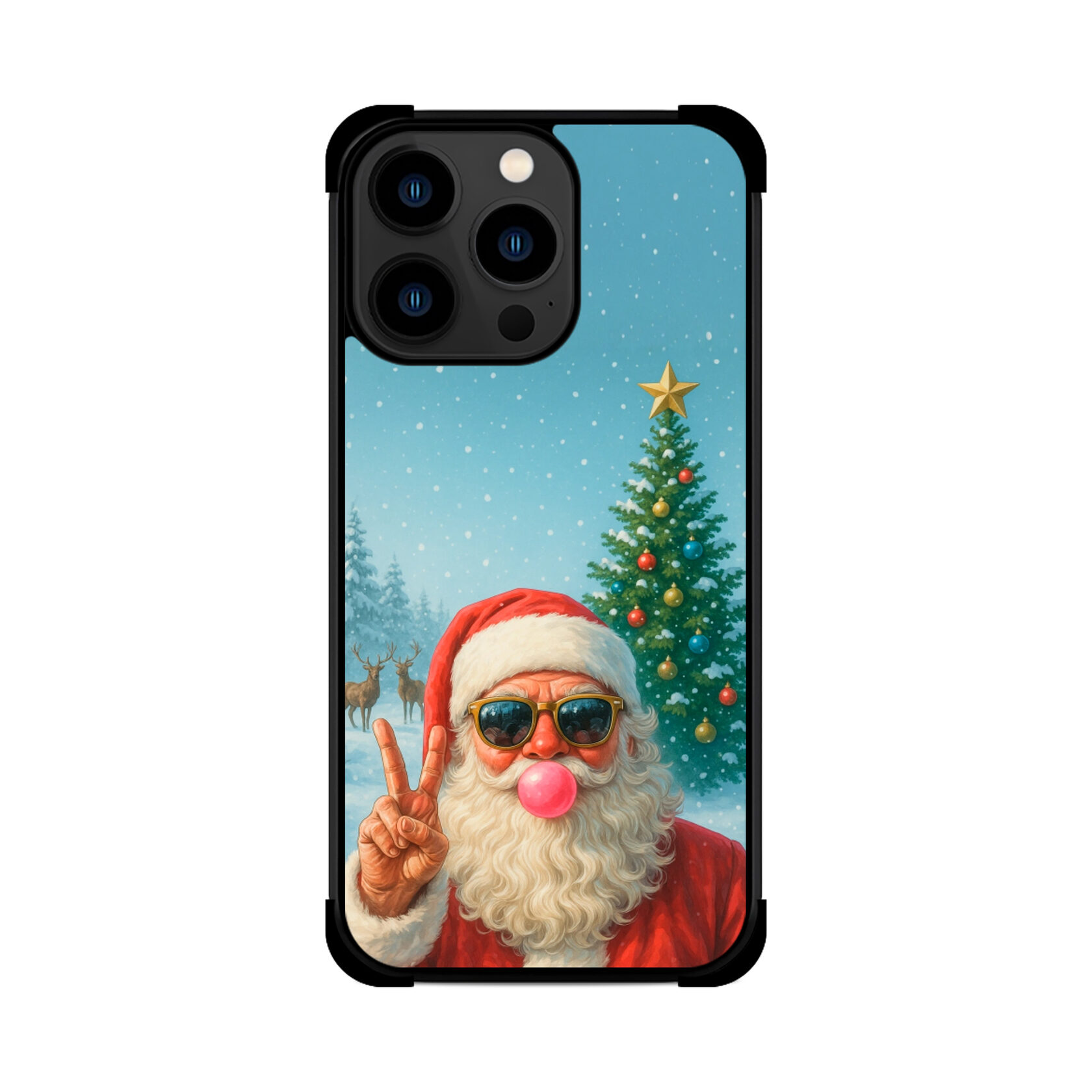 Протиударний чохол для iPhone САНТА ПОЗИТИВ