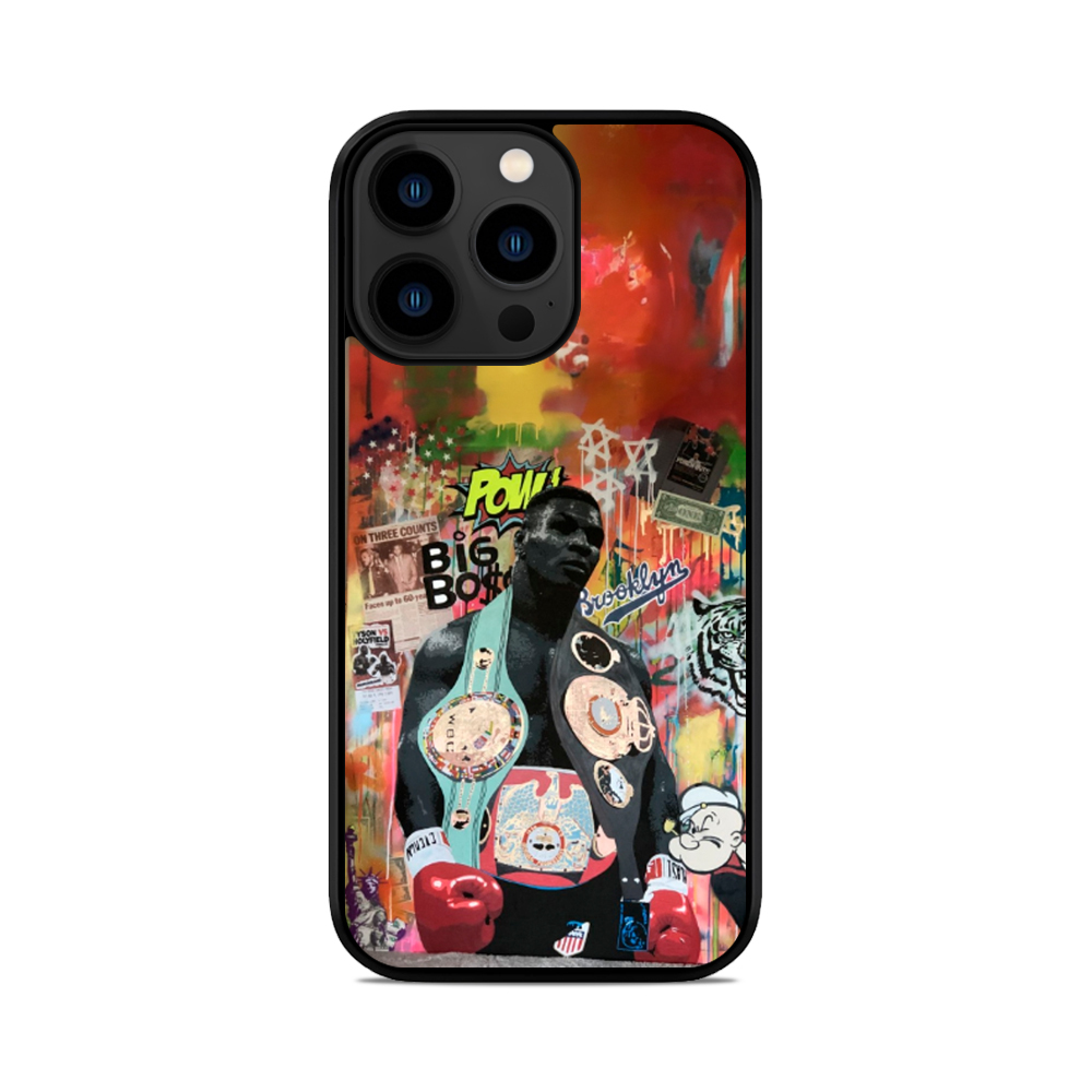 Чохол для iPhone, Samsung, Xiaomi, Huawei, Oppo, Realme mike tyson pop art street