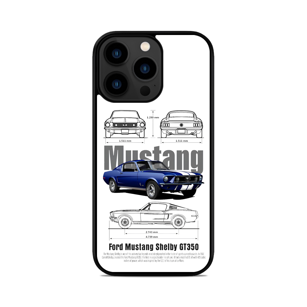 Чохол для iPhone, Samsung, Xiaomi, Huawei, Oppo, Realme LMustang Shelby GT350