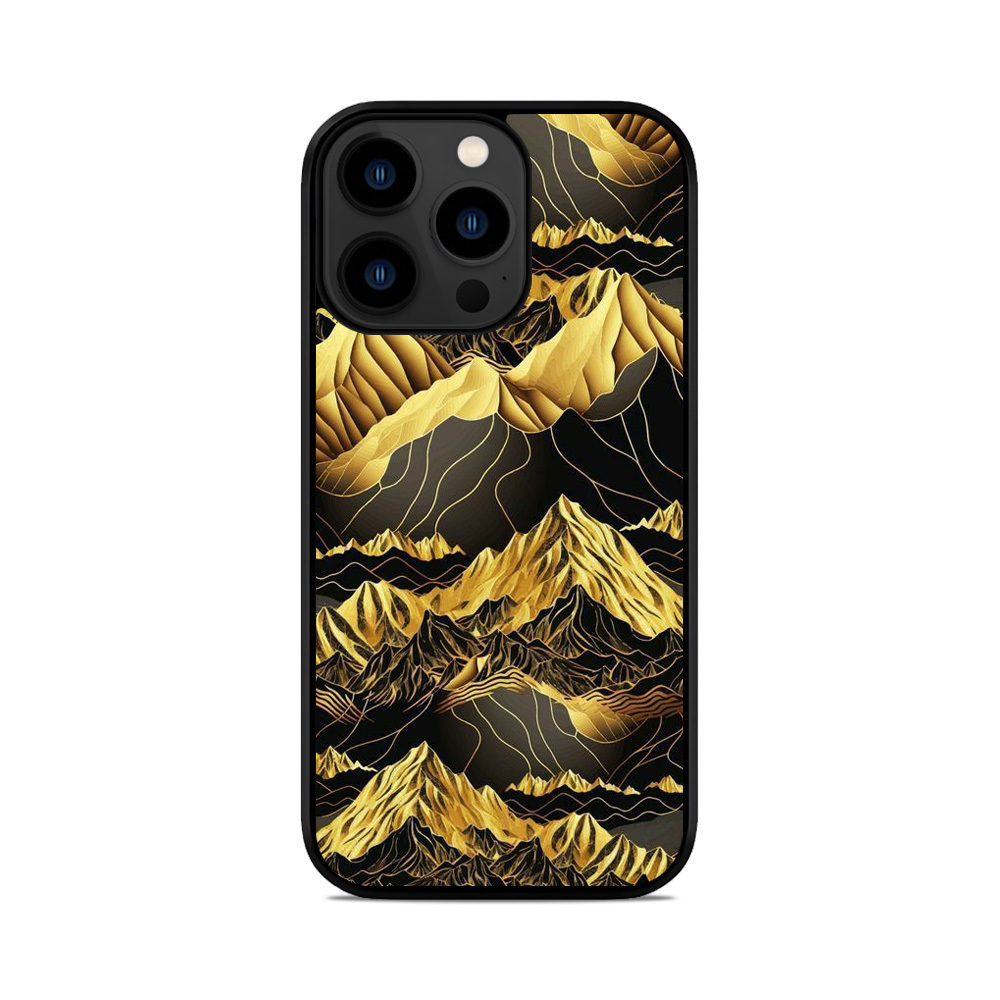 Чохол для iPhone, Samsung, Xiaomi, Huawei, Oppo, Realme мармур Золотих Гір