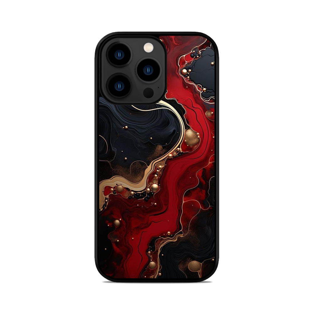 Чохол для iPhone, Samsung, Xiaomi, Huawei, Oppo, Realme мармур Кровянистий