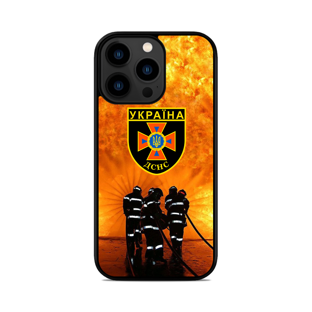 Чохол для iPhone, Samsung, Xiaomi, Huawei, Oppo, Realme ПожежникИ ДСНС