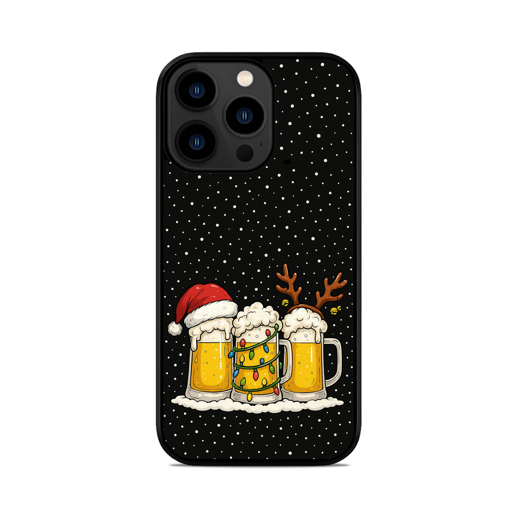 Чохол для iPhone, Samsung, Xiaomi, Huawei, Oppo, Realme ПИВО РІЗДВЯНЕ