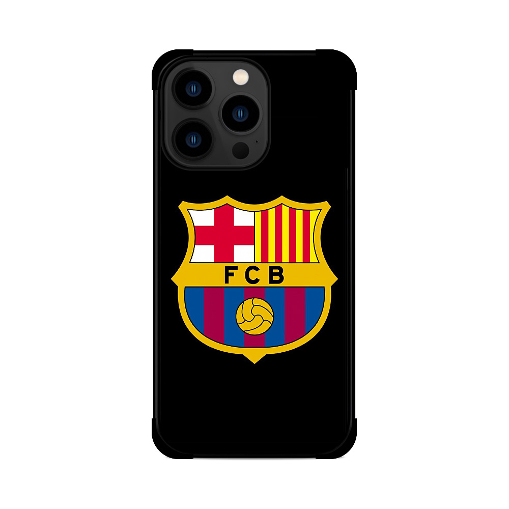 Протиударний чохол для iPhone Barcelona FC Лого Чорний ФОн