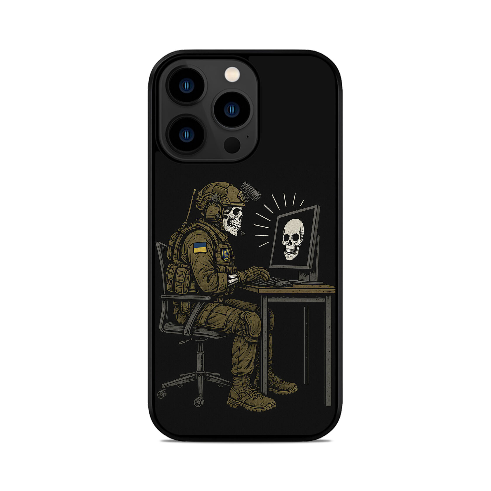Чохол для iPhone, Samsung, Xiaomi, Huawei, Oppo, Realme КІБЕР ВІСЬКА ЗСУ
