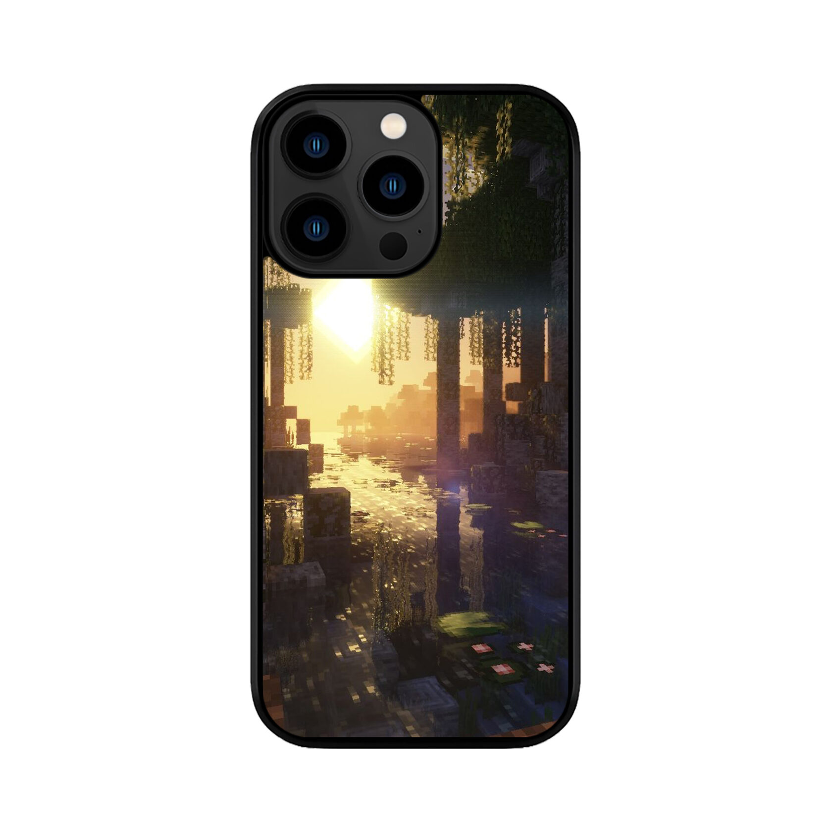 Чохол для iPhone, Samsung, Xiaomi, Huawei, Oppo, Realme ЛЕСТЕР Minecraft phone wallpaper