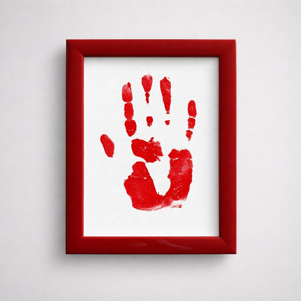 Карціна «Рука дапамогі» / Painting “Helping Hand”