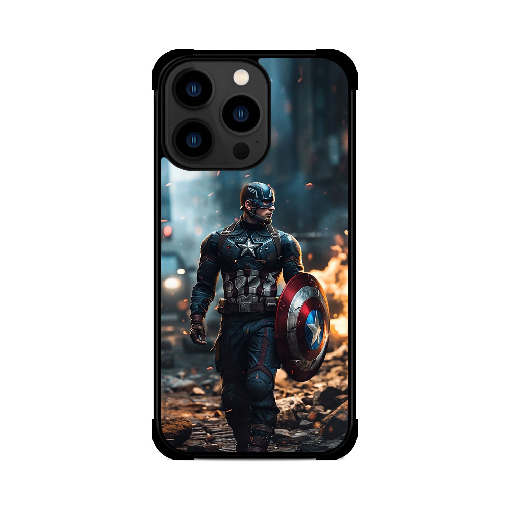 Протиударний чохол для iPhone Marvel Капітан Америка