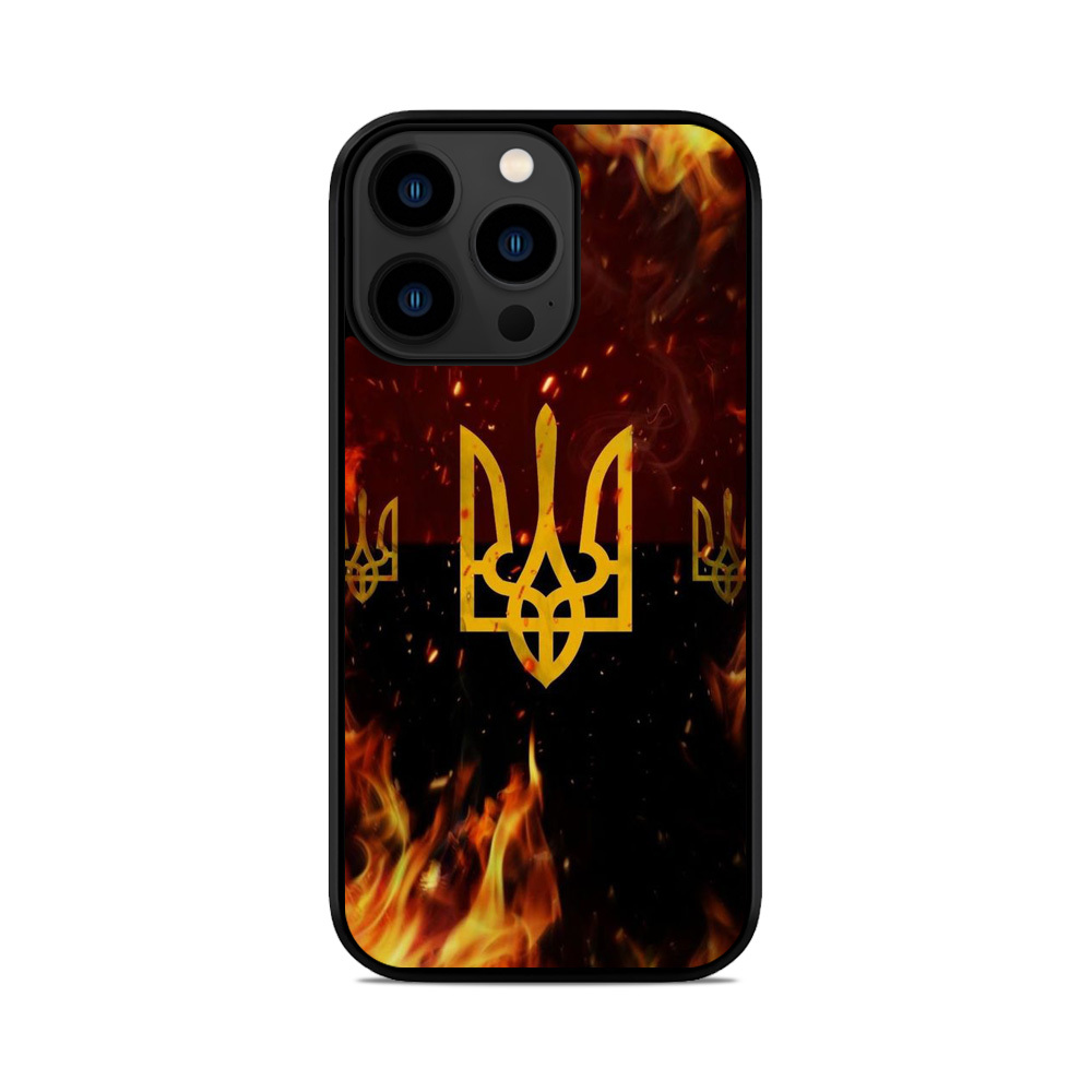 Чохол для iPhone, Samsung, Xiaomi, Huawei, Oppo, Realme Герб Вогонь