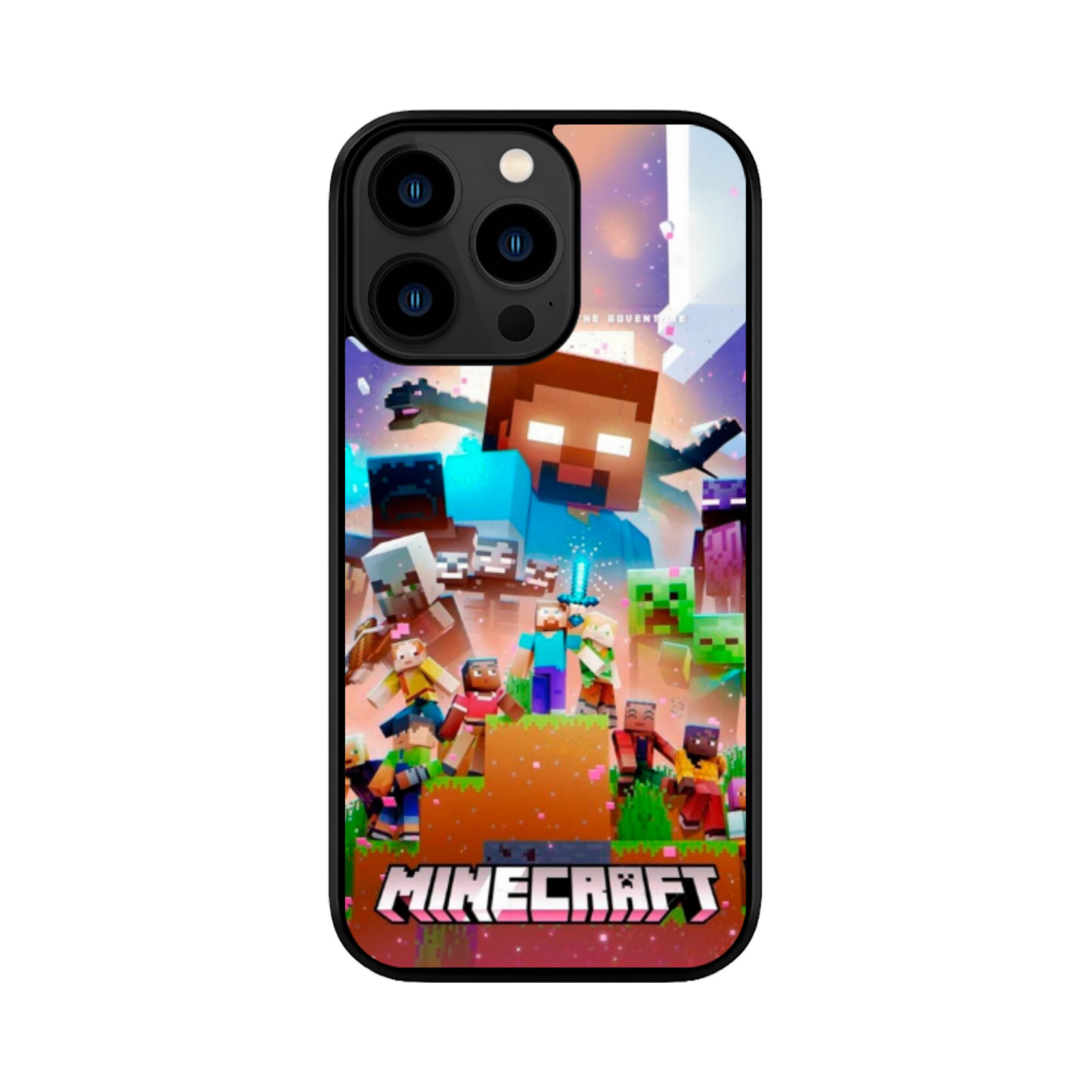 Чохол для iPhone, Samsung, Xiaomi, Huawei, Oppo, Realme ЛЕСТЕР Minecraft Мої друзі