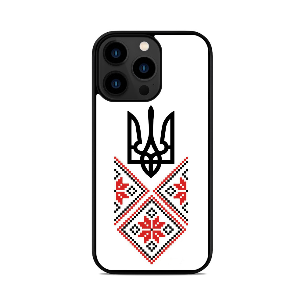 Чохол для iPhone, Samsung, Xiaomi, Huawei, Oppo, Realme Герб Вишиванка