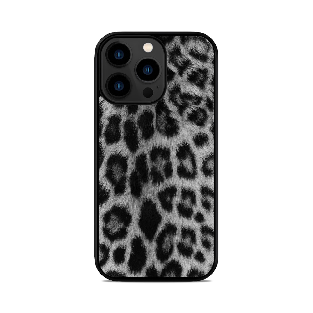 Чохол для iPhone, Samsung, Xiaomi, Huawei, Oppo, Realme Плями Леопарда ЧБ