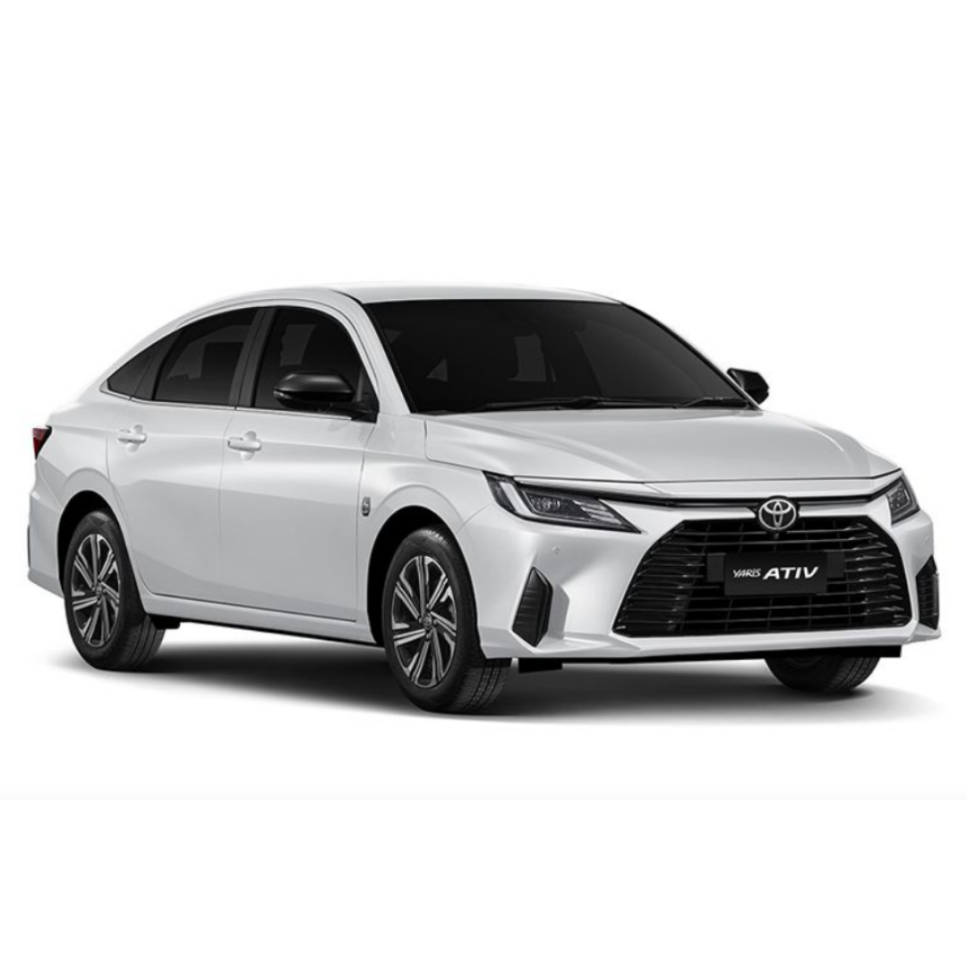 Toyota Yaris Ativ – stylish and fuel-efficient sedan for rent in Pattaya