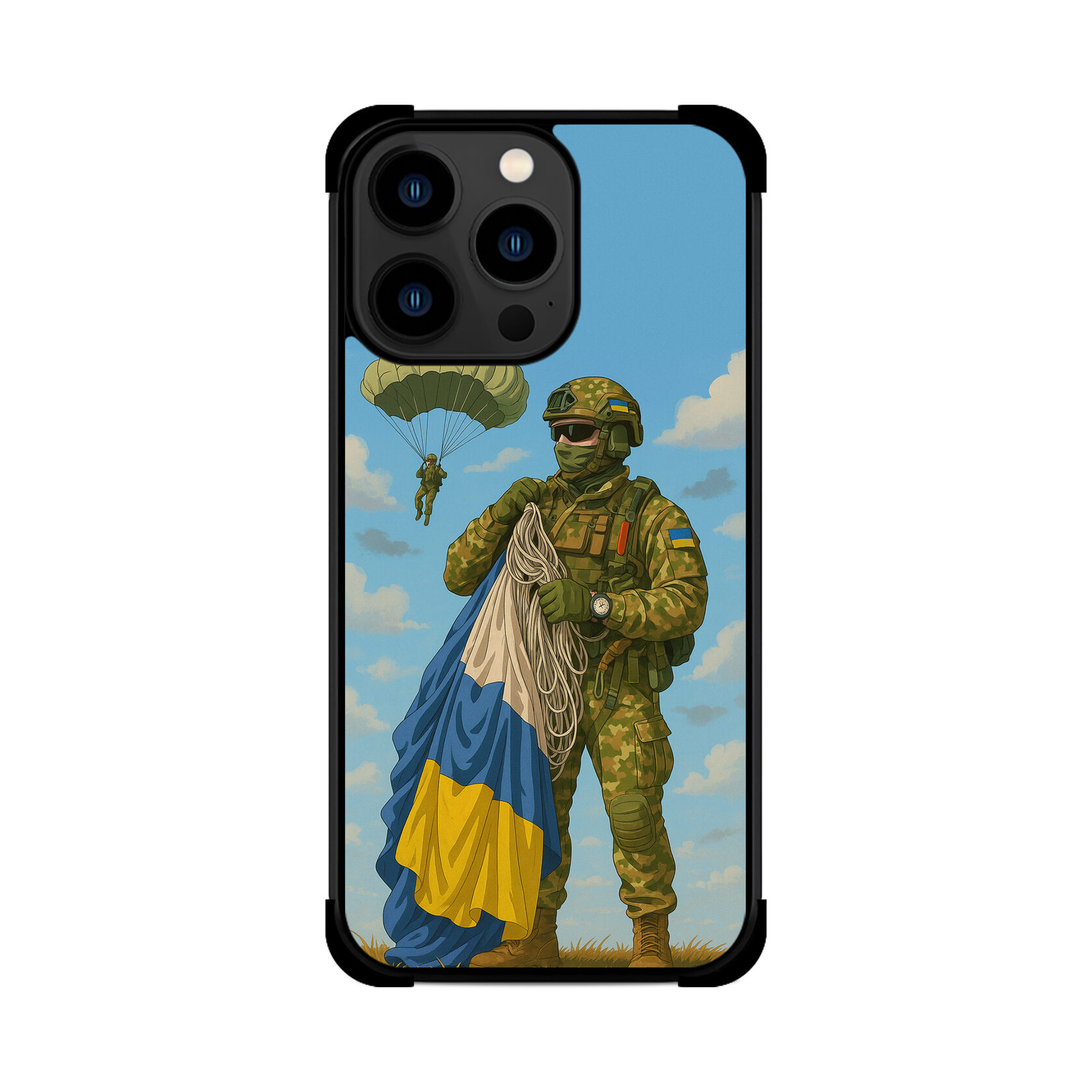 Протиударний чохол для iPhone ЗСУ ДЕСАНТ