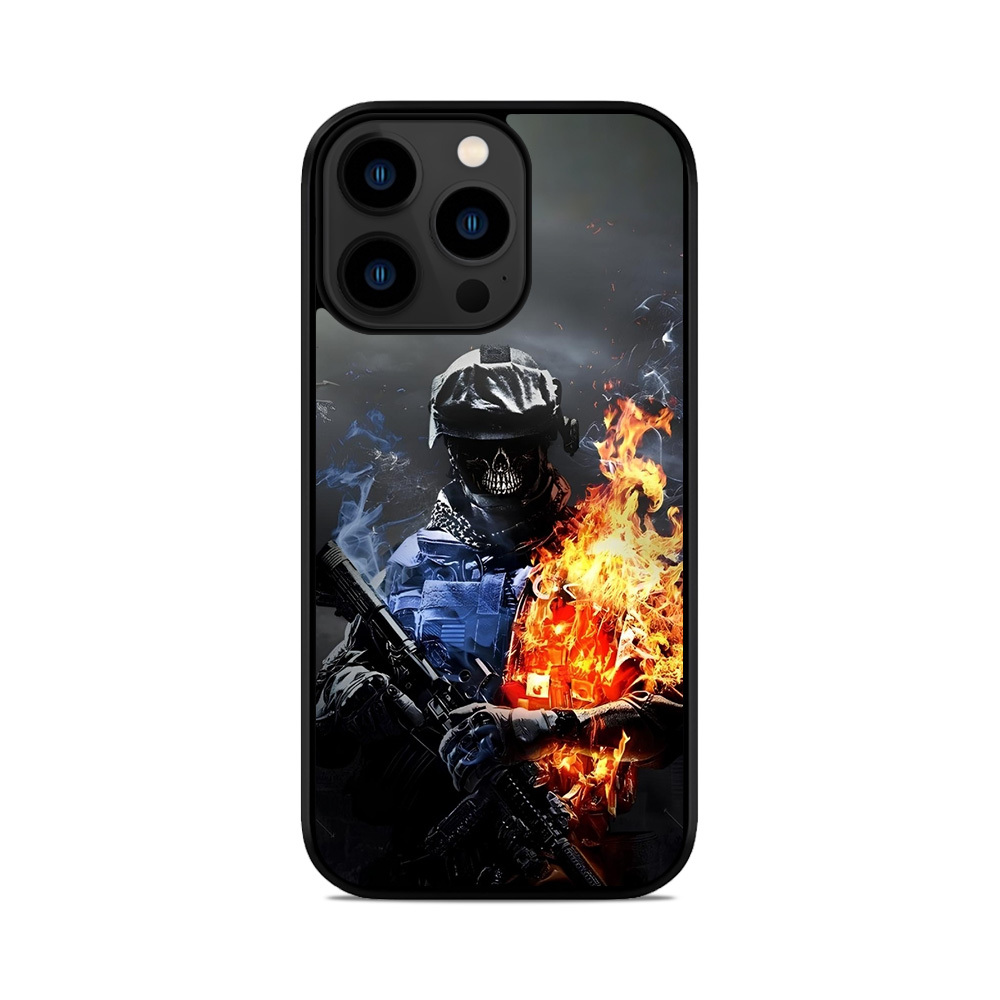 Чохол для iPhone, Samsung, Xiaomi, Huawei, Oppo, Realme ЗСУ Fire