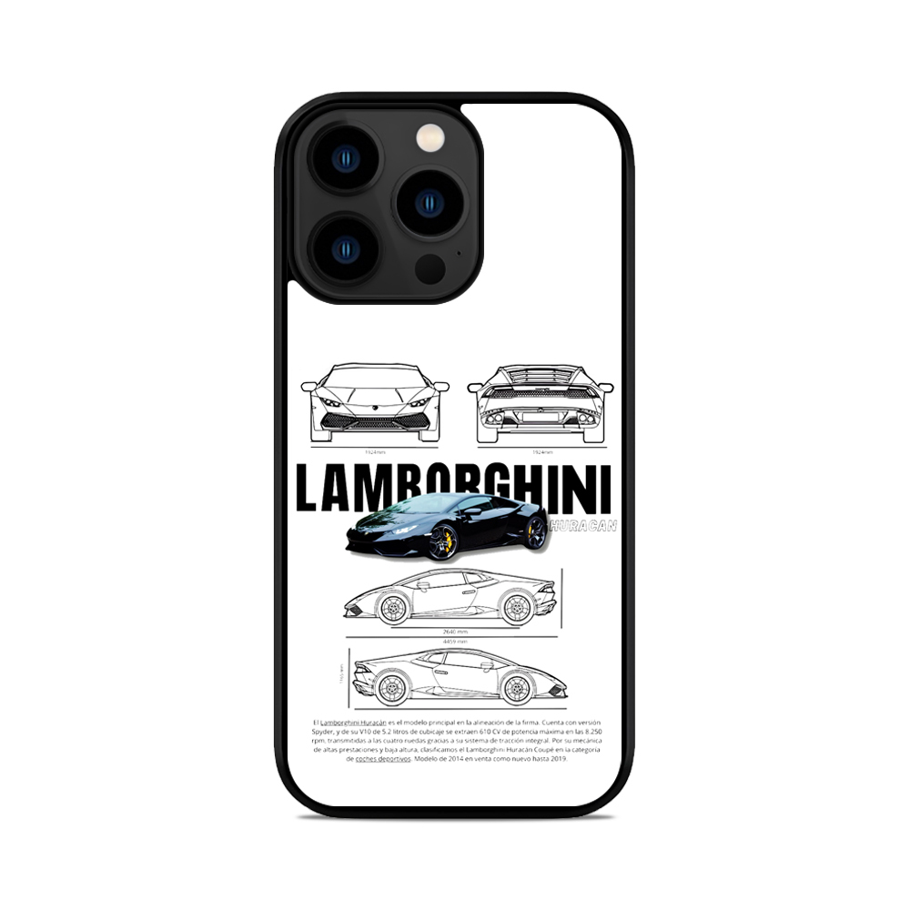 Чохол для iPhone, Samsung, Xiaomi, Huawei, Oppo, Realme Lamborghini Huracan