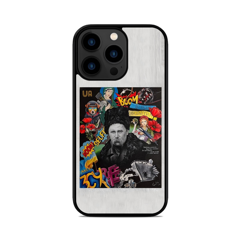 Чохол для iPhone, Samsung, Xiaomi, Huawei, Oppo, Realme Шевченко Колаж