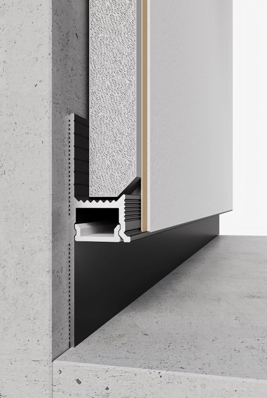 Schattenfugenprofil Typ 1.1 – 25 mm Shadow Gap | ENUP