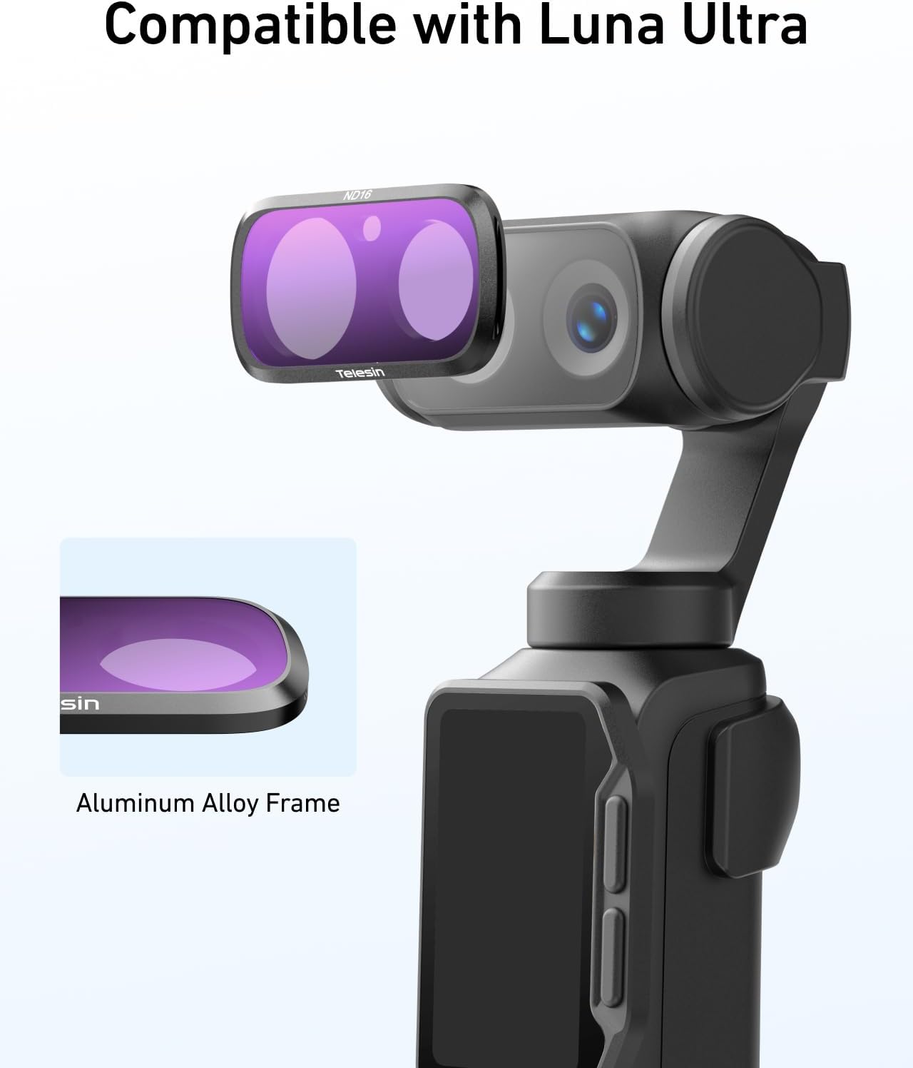 TELESIN ND Filter for Insta360 Luna Ultra, ND4 ND16 ND64 Filters Kit — iProStore Bakı