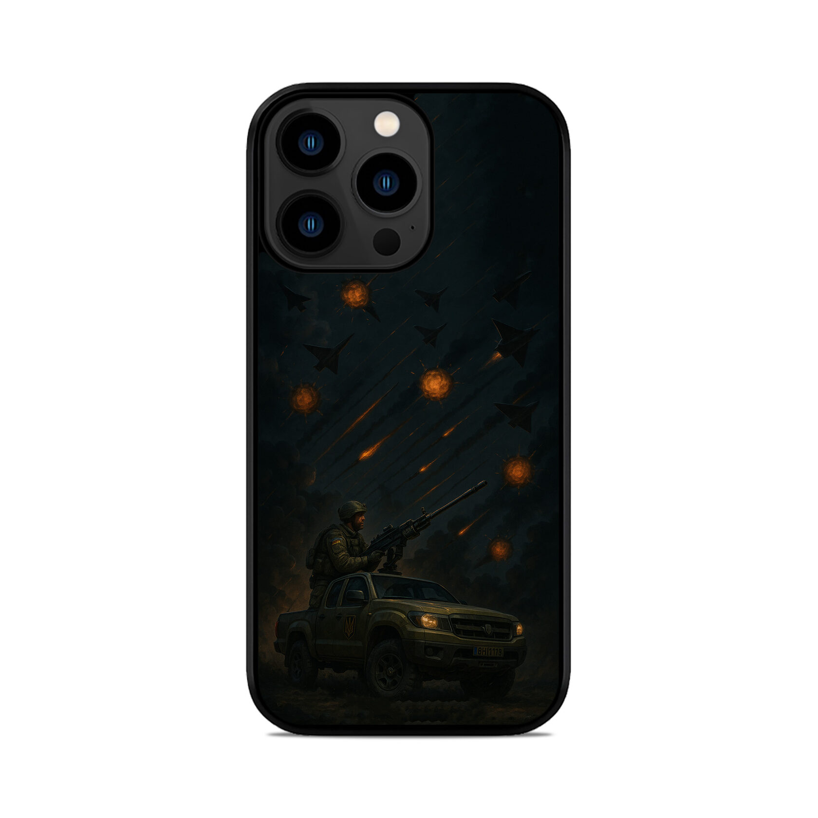 Чохол для iPhone, Samsung, Xiaomi, Huawei, Oppo, Realme ППО ШАХЕДИ ЗСУ