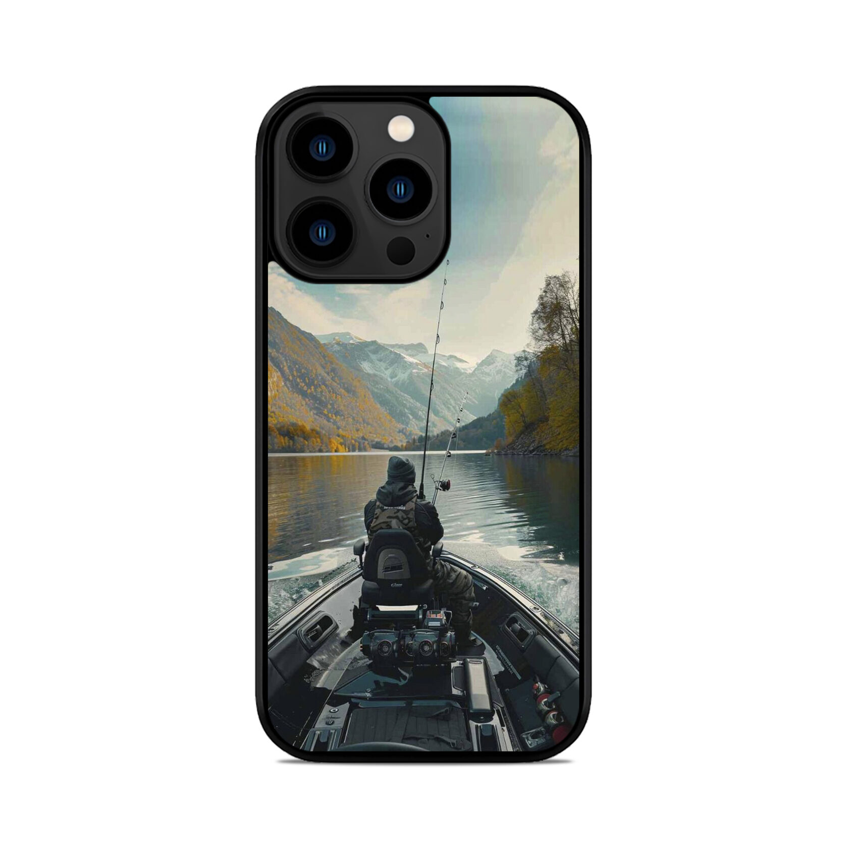 Чохол для iPhone, Samsung, Xiaomi, Huawei, Oppo, Realme Професійна Рибалка Озеро