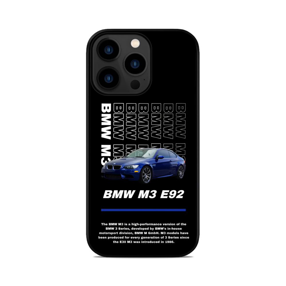 Чохол для iPhone, Samsung, Xiaomi, Huawei, Oppo, Realme BMW M3 E92