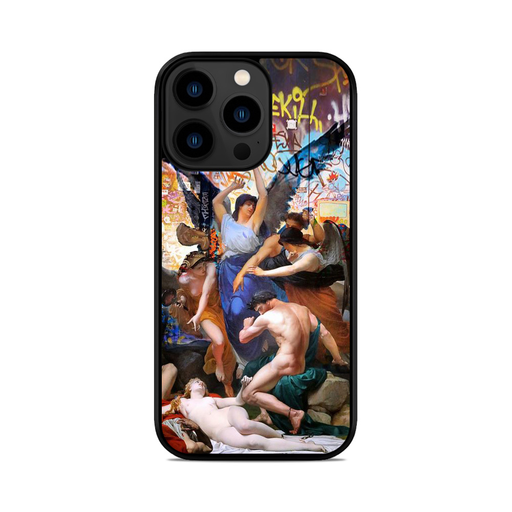 Чохол для iPhone, Samsung, Xiaomi, Huawei, Oppo, Realme Ангели Графіті Digital Art