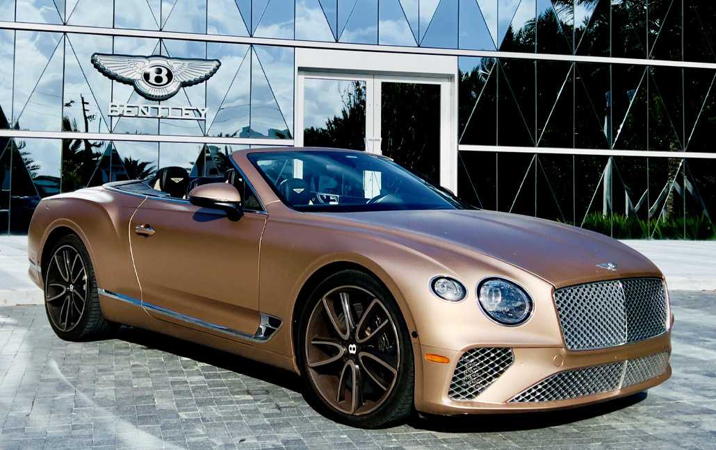 Bentley GTC Mulliner Gold