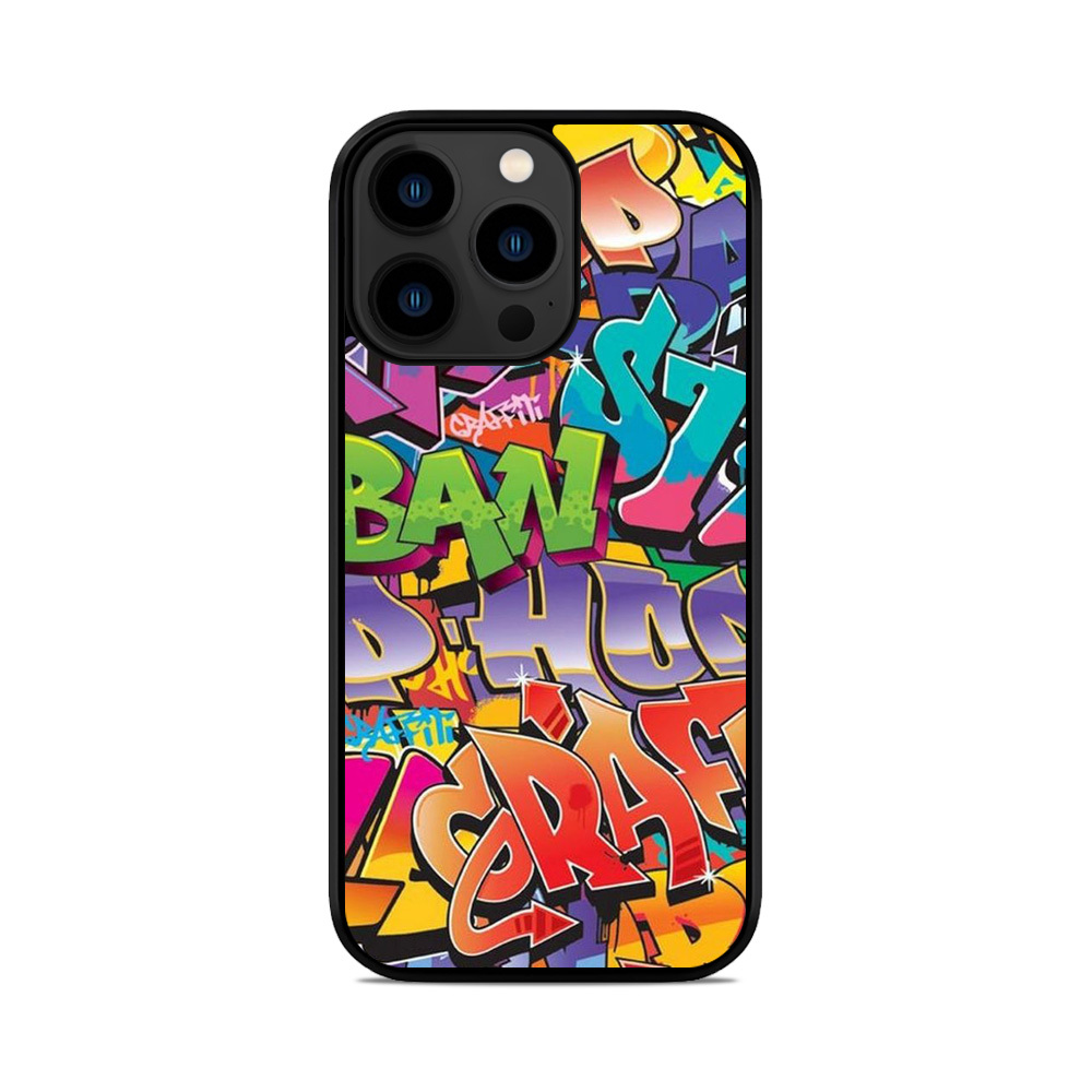 Чохол для iPhone, Samsung, Xiaomi, Huawei, Oppo, Realme графіті Ban