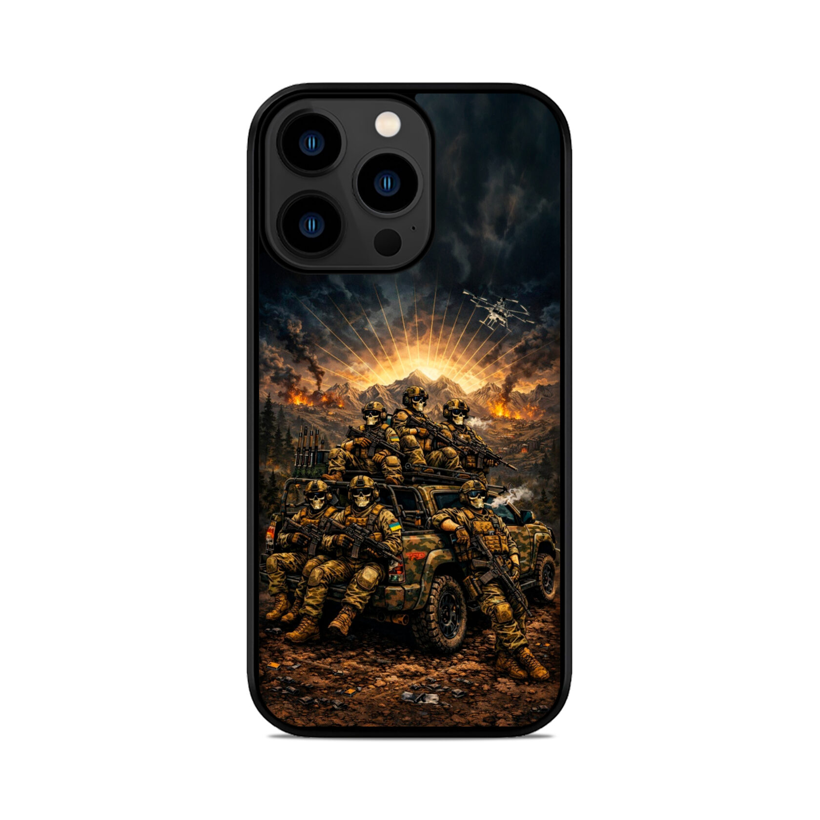 Чохол для iPhone, Samsung, Xiaomi, Huawei, Oppo, Realme ПІКАП ЗСУ