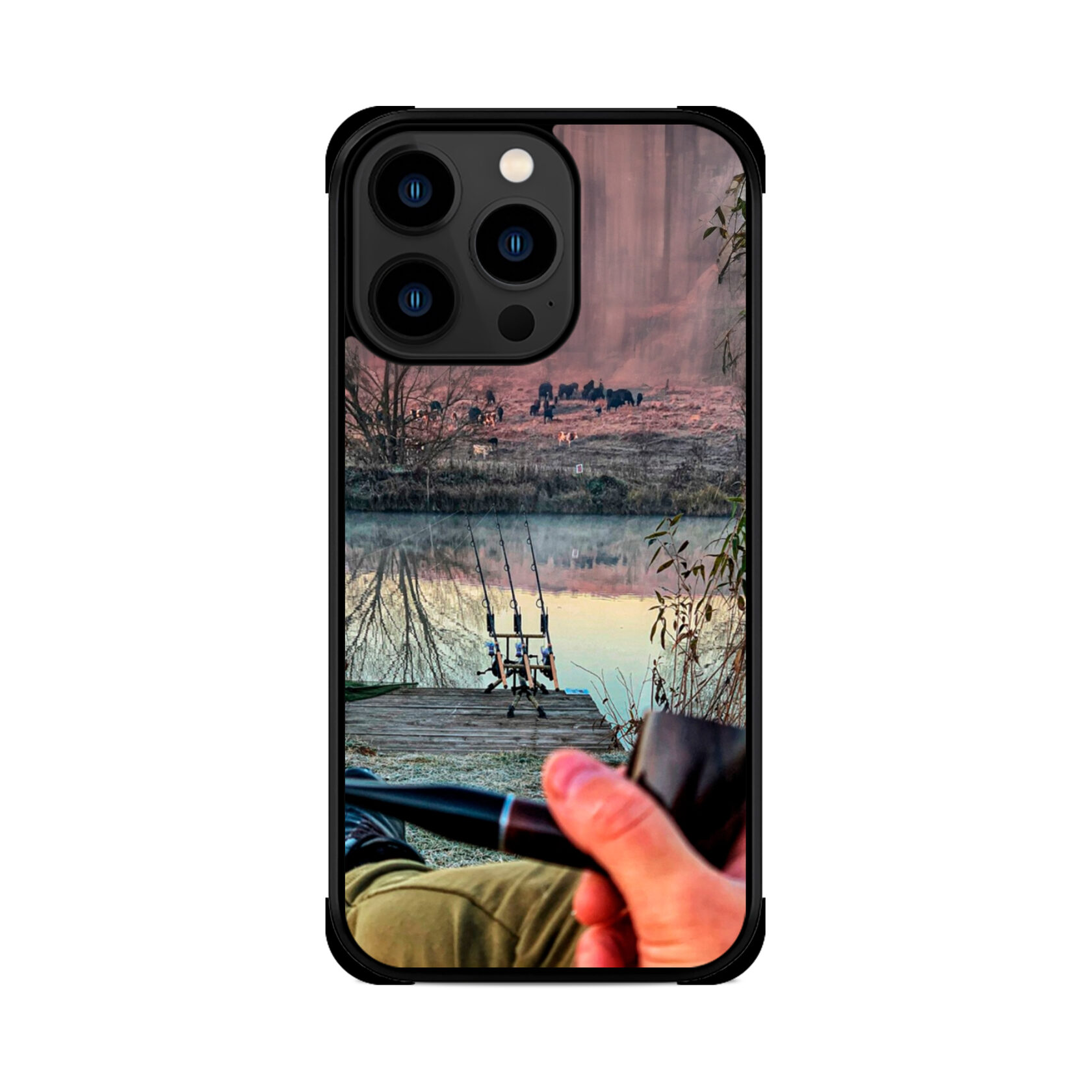 Протиударний чохол для iPhone Вудочки Люлька