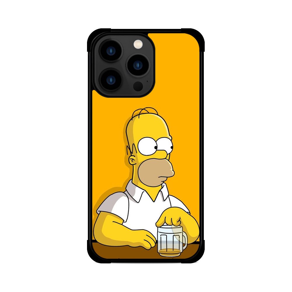 Протиударний чохол для iPhone Simpsons Гомер Пиво
