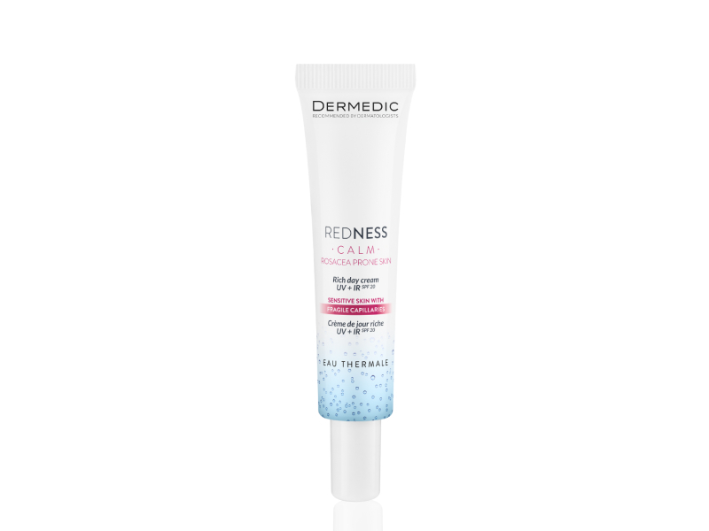 Dermedic REDNESS Crema anti-roseata nutritiva SPF20+IR de zi
