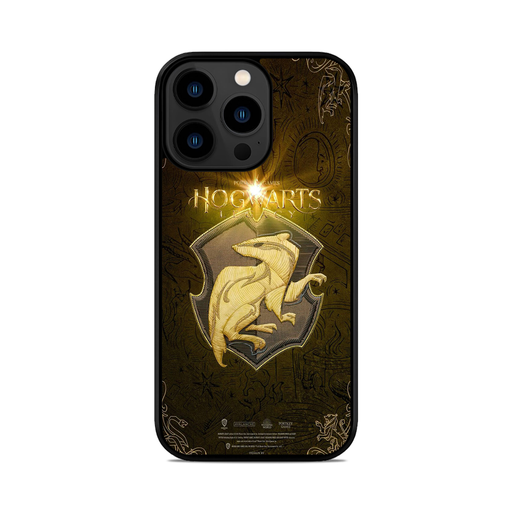 Чохол для iPhone, Samsung, Xiaomi, Huawei, Oppo, Realme Huffelpuff гаррі поттер новорічний чохол