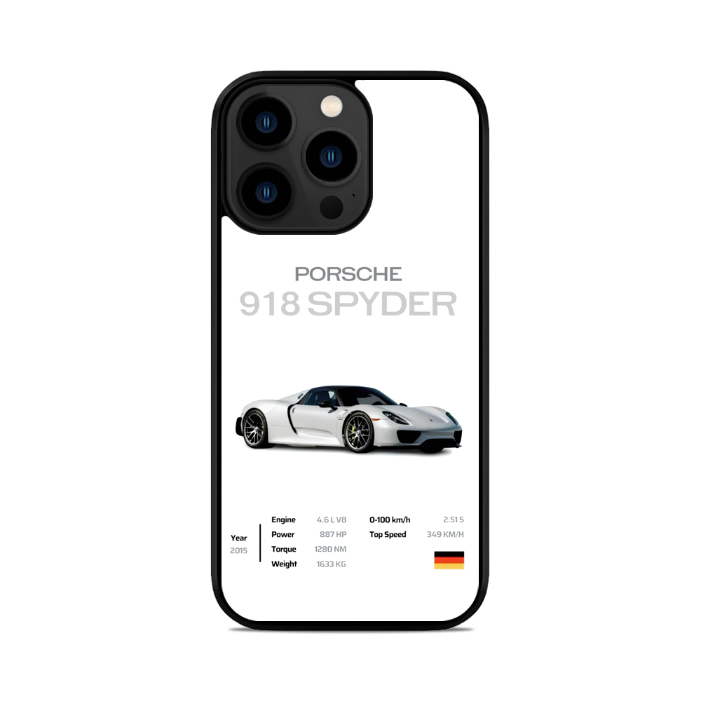 Чохол для iPhone, Samsung, Xiaomi, Huawei, Oppo, Realme Porsche 918 spyder