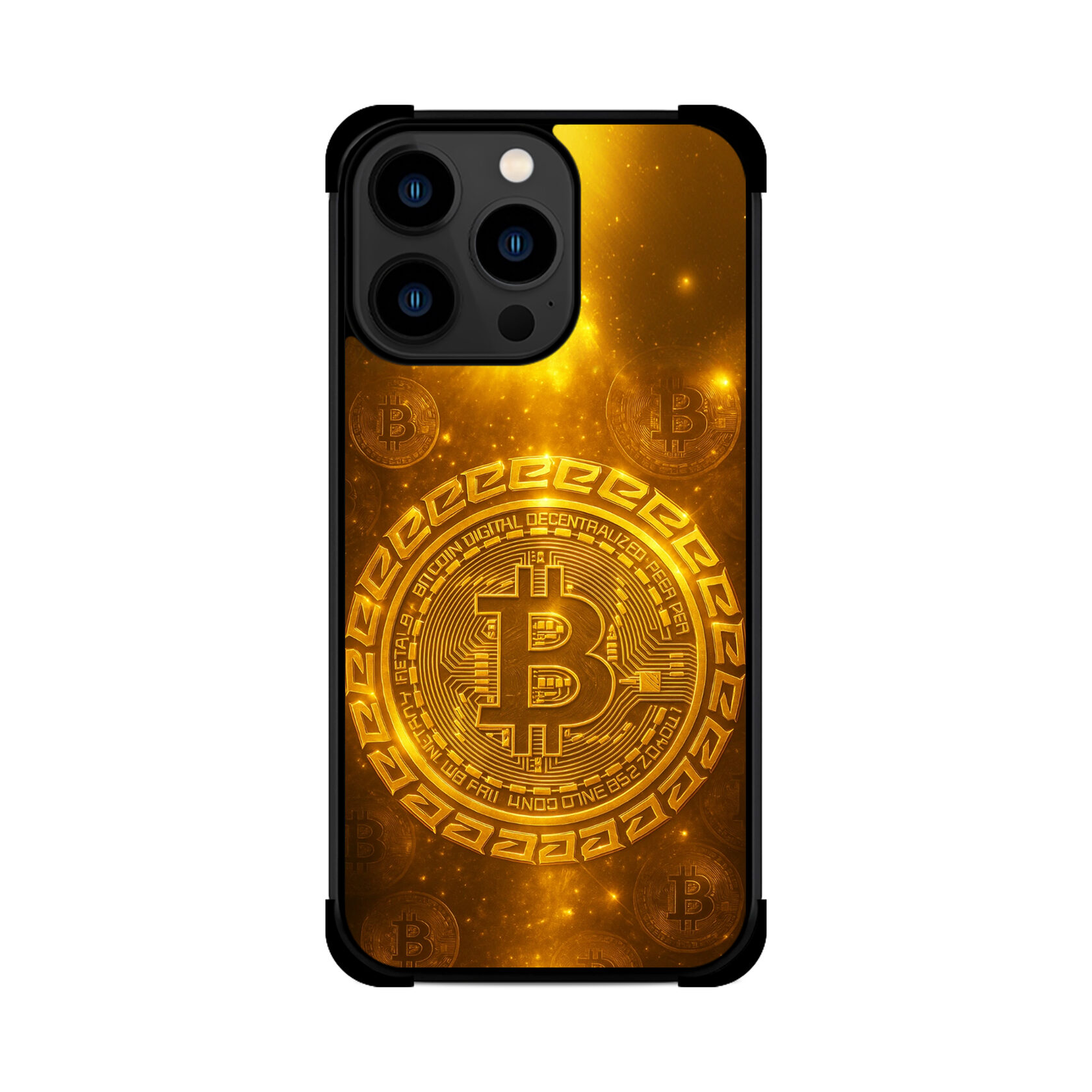 Протиударний чохол для iPhone БІТКОІН