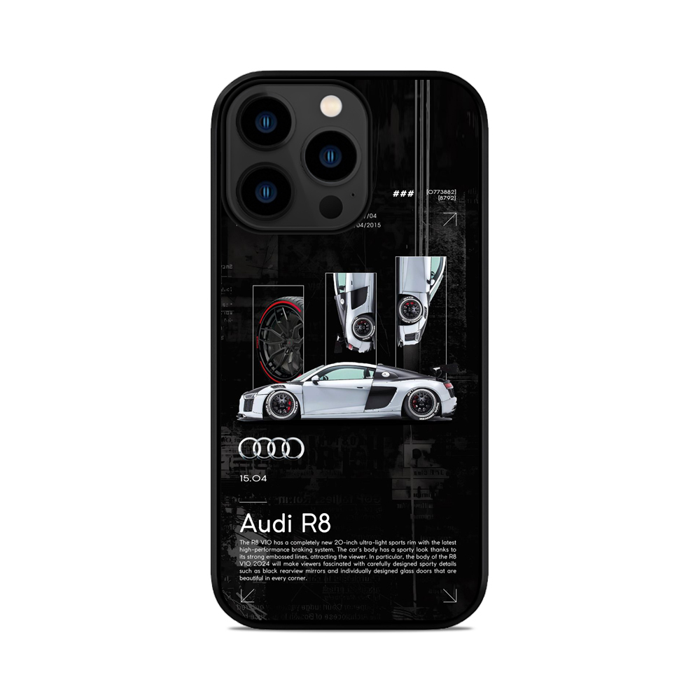 Чохол для iPhone, Samsung, Xiaomi, Huawei, Oppo, Realme Audi R8