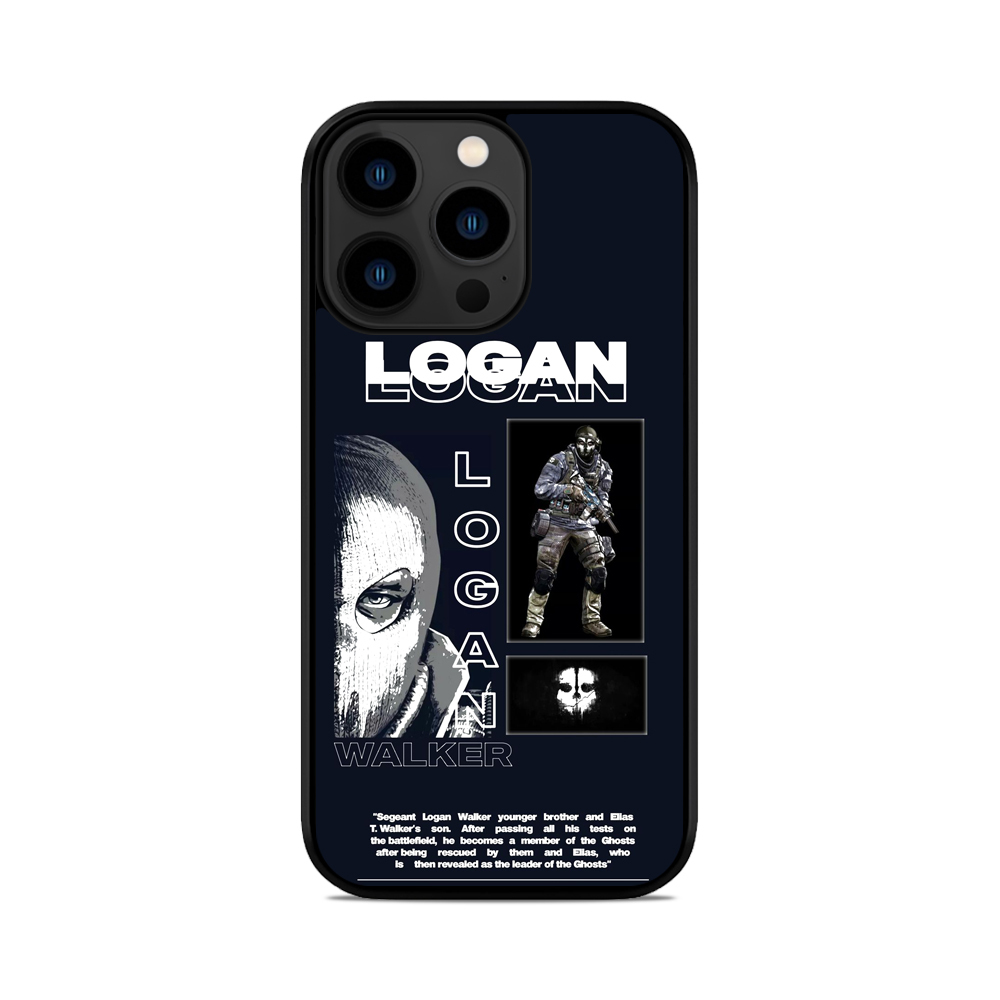 Чохол для iPhone, Samsung, Xiaomi, Huawei, Oppo, Realme Logan GHOST team