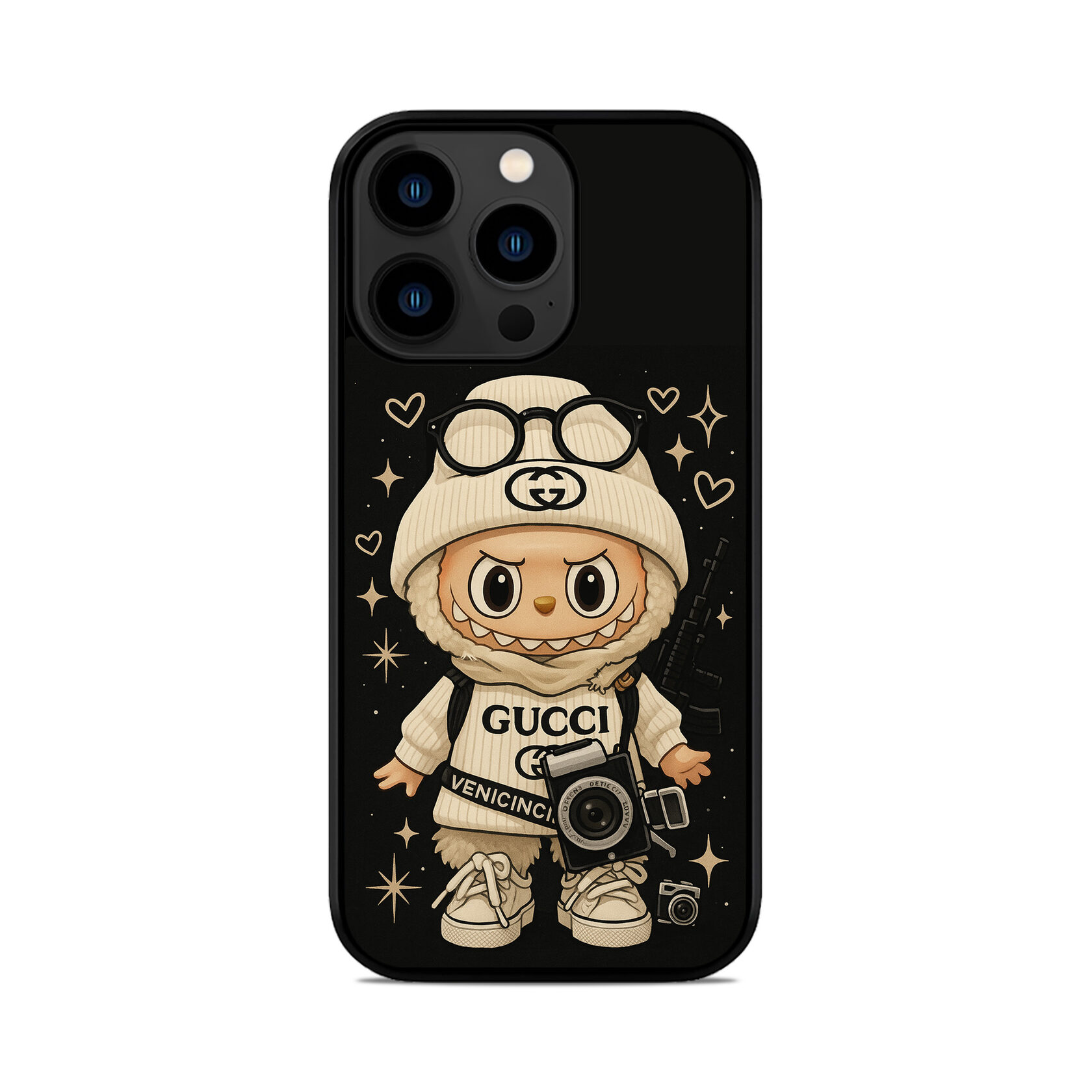 Чохол для iPhone, Samsung, Xiaomi, Huawei, Oppo, Realme LABUBU ФОТОГРАФ Лабубу