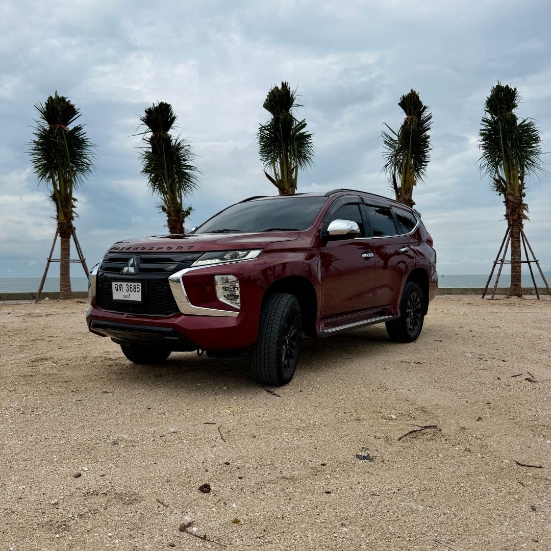 Mitsubishi Pajero Sport premium family SUV profile view Best Motors Pattaya