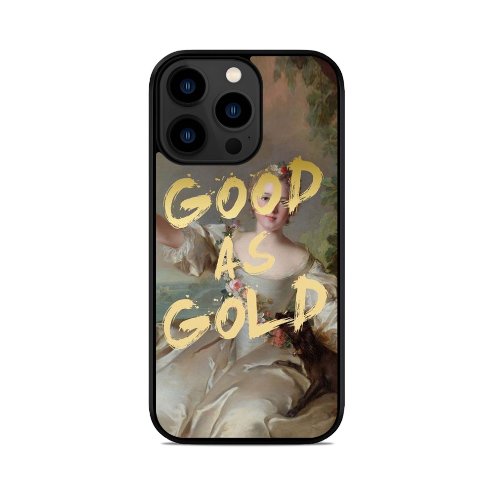 Чохол для iPhone, Samsung, Xiaomi, Huawei, Oppo, Realme Жарти Good Is Gold