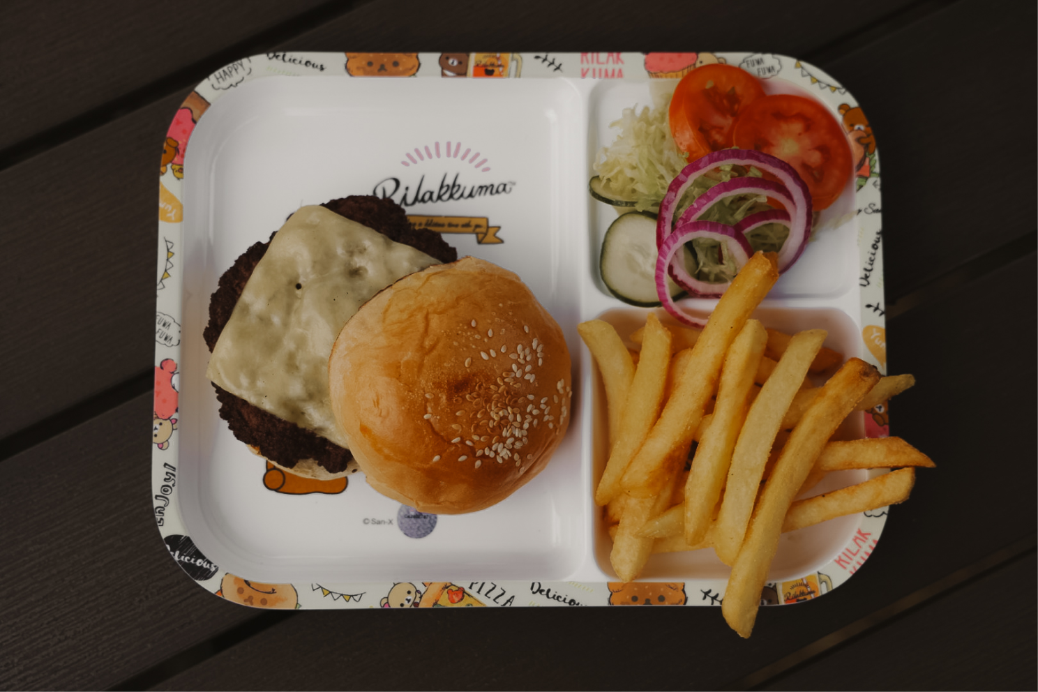 Smash Burger with Fries