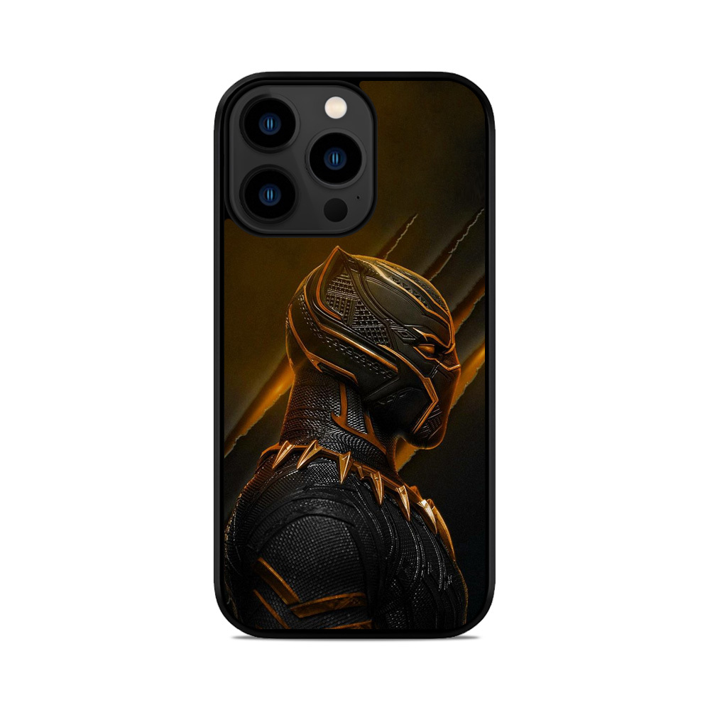 Чохол для iPhone, Samsung, Xiaomi, Huawei, Oppo, Realme Marvel Чорна Пантера