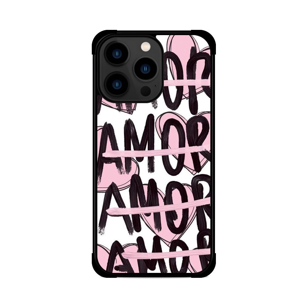 Протиударний чохол для iPhone графіті Amor