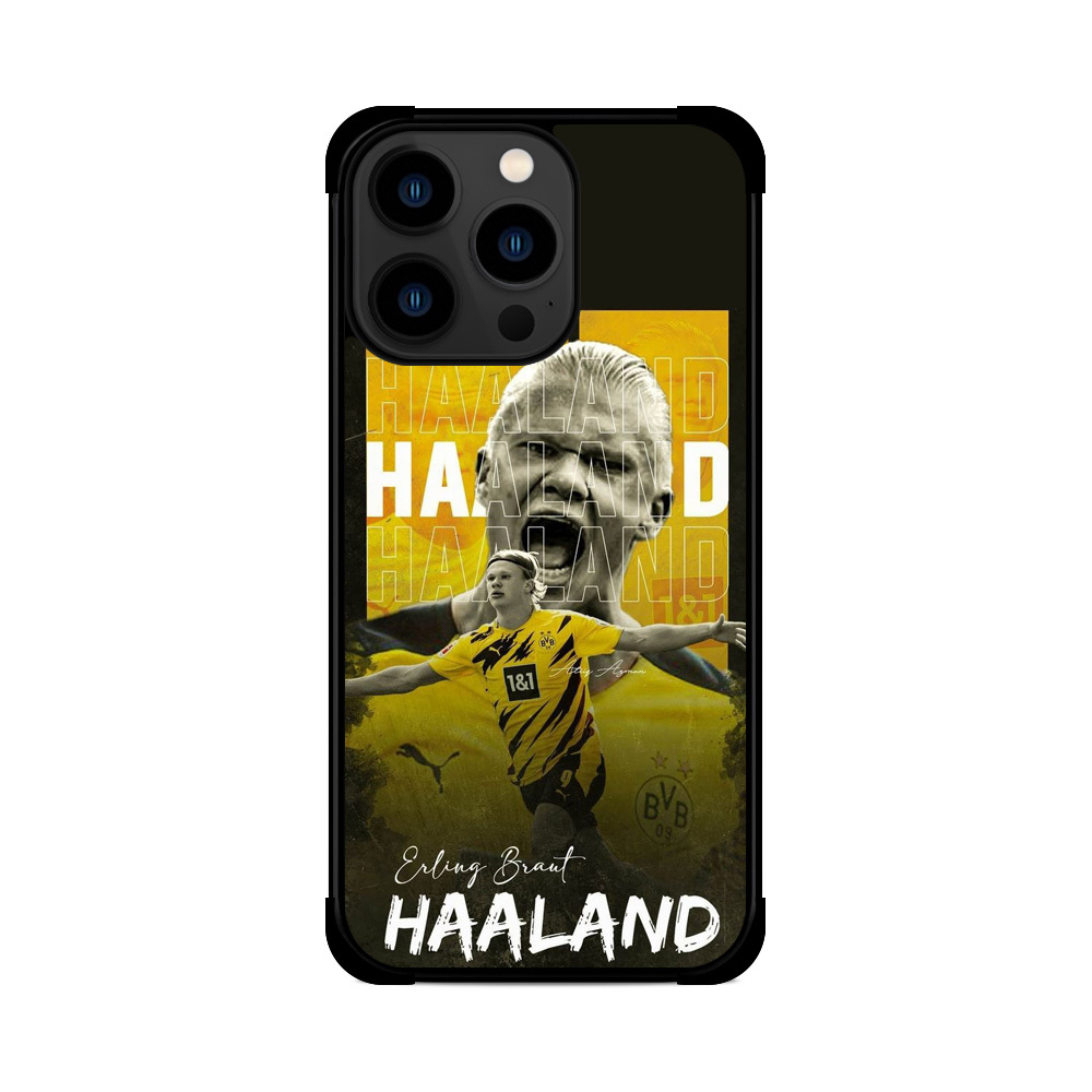 Протиударний чохол для iPhone Erling Braut Haaland Колаж
