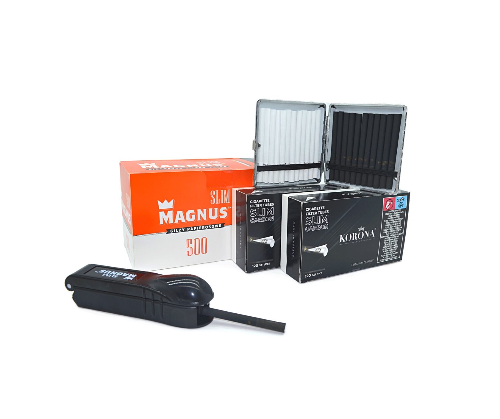 Набір для самокруток MAGNUS + TOP GILZA 1600 – якісні гільзи та