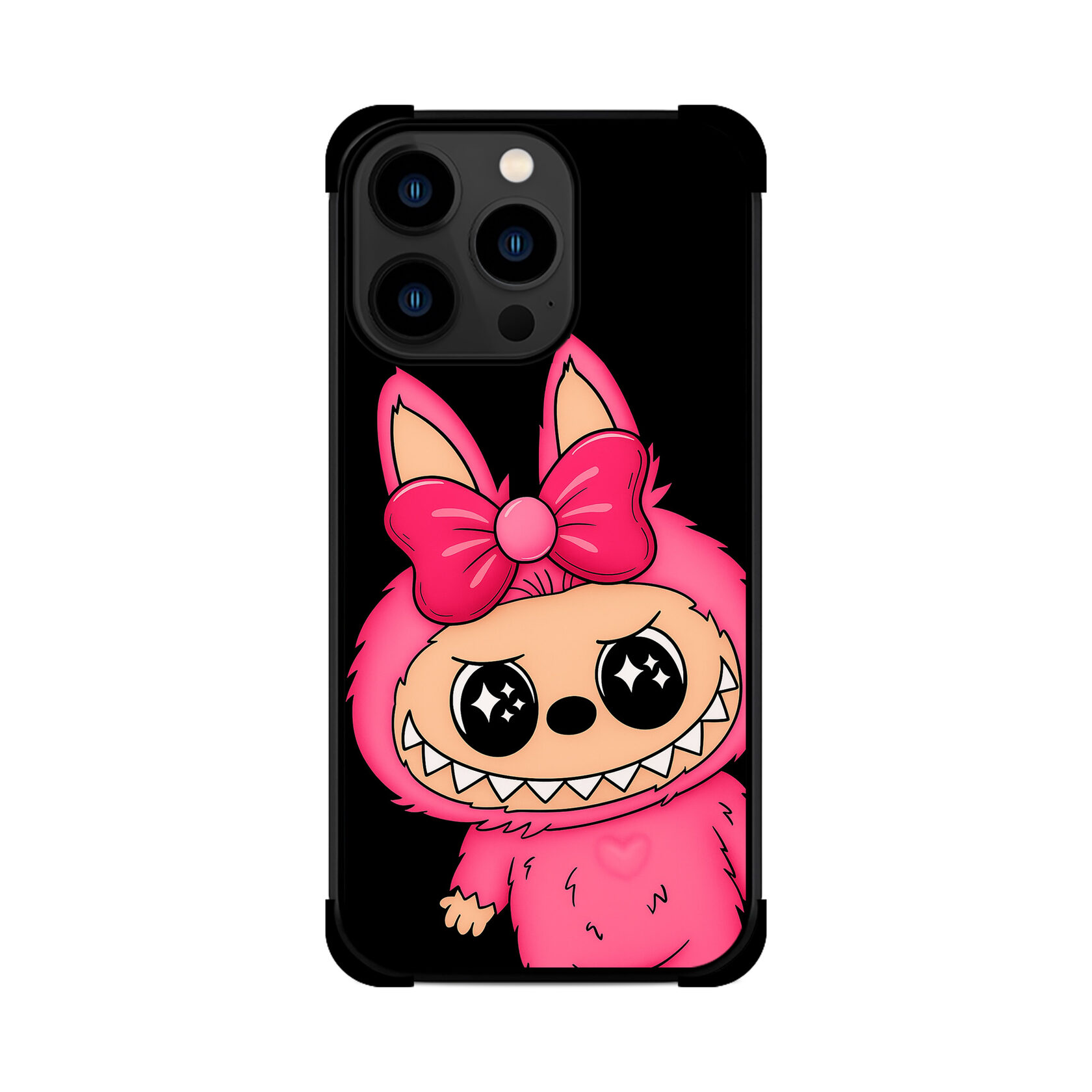 Протиударний чохол для iPhone LABUBU РОЖЕВА Лабубу