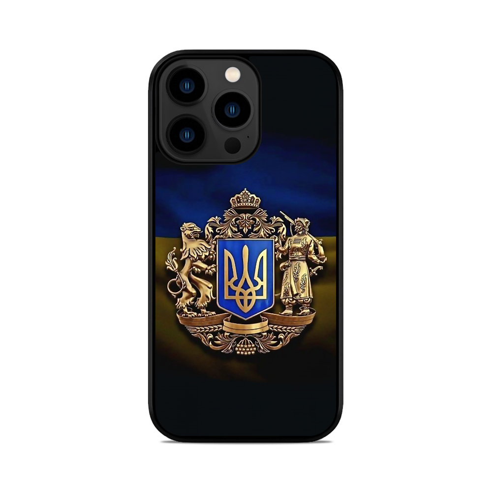 Чохол для iPhone, Samsung, Xiaomi, Huawei, Oppo, Realme Великий Герб України Стяг